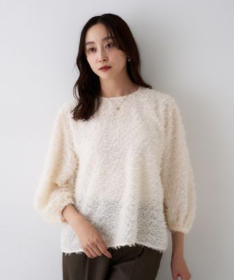 美品 定価約48,000円 アンタイトル untitled サイズ 42 UNTITLED L (Women/大きいサイズ) / アンタイトルL TOP