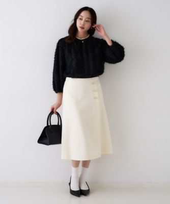 UNTITLED アンサンブル （サイズ48） カットジャカードトップス（2002552854） | UNTITLED