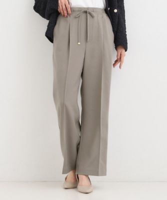 ＜SHOO LA RUE (Women)＞【洗濯機可／Ｓ－ＬＬ】上品シルエットで美しい　イージーワイドパンツ（２００２５５２８５６）