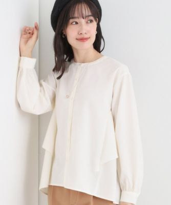 ＜SHOO LA RUE (Women)＞後ろフリルシャツ（２００２５５２８５７）