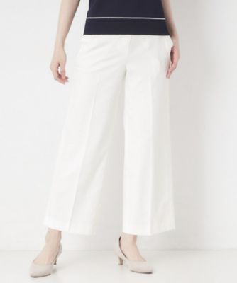 ＜CORDIER (Women)＞【Ｓ～４Ｌサイズ／接触冷感】美シルエットセミワイドパンツ（２００２５５２９０３）