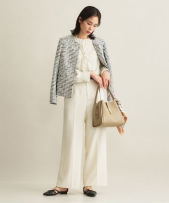 洗える／セレモニー】ラッフルサテンブラウス（2002552945