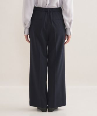 通勤スーツ／洗える】ストレッチワイドパンツ（2002552949