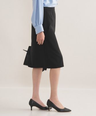 通勤スーツ／洗える】ストレッチストレートスカート
