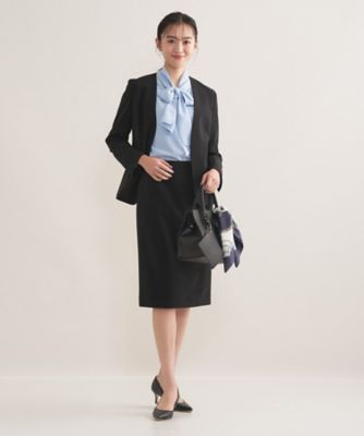 23区スーツ新品未着用伊勢丹 通勤スーツ／洗える】ストレッチストレートスカート