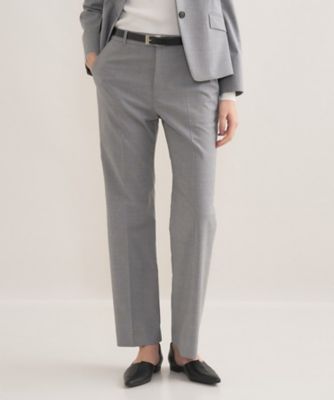 ＜INDIVI (Women)＞【ウール混／スーツ】ストレートパンツ（２００２５５２９５２）