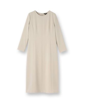 上品光沢／セレモニー／SETUP可能】スタイルUPワンピース