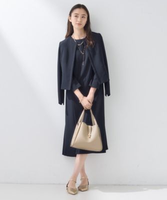 綺麗系✨️エニィスィス×インディヴィ セレモニースーツ ワンピース サイズL 綺麗系✨️エニィスィス×インディヴィ セレモニースーツ ワンピース