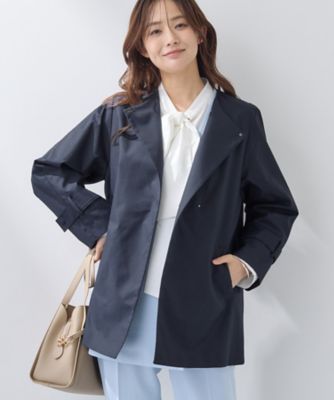 撥水／軽量】ミドル丈 ミニマルトレンチコート（2002552967