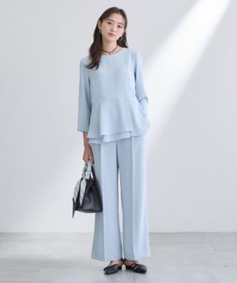 【新品未使用】INDIVI⭐️へプラムブラウス⭐️洗える⭐️着る日傘⭐️UVケア⭐️15号 洗える／UVケア／SETUP可】着る日傘ペプラムブラウス
