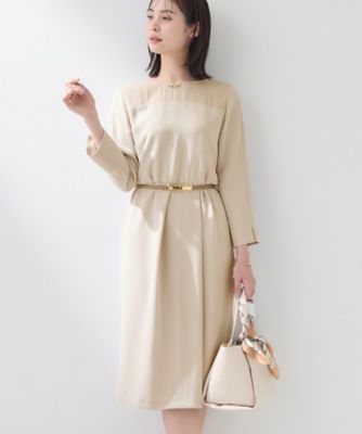 ＜INDIVI L (Women/大きいサイズ)＞【洗える／ＳＥＴＵＰ可】着る日傘ヨーク切り替えワンピース（２００２５５２９７０）