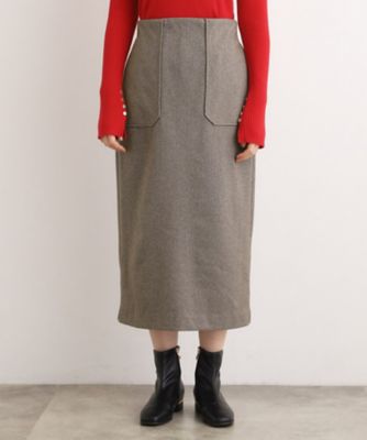 起毛ジャカードナロースカート（2002552989） | GROVE