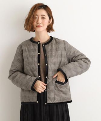 2WAY・リバーシブル】一枚でチェック柄も無地も！キルトジャケット