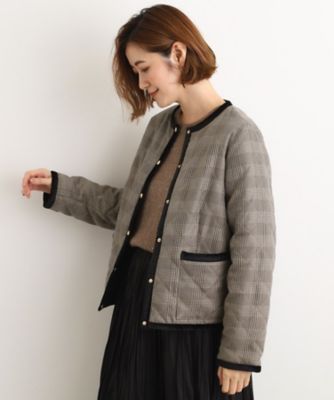 2WAY・リバーシブル】一枚でチェック柄も無地も！キルトジャケット
