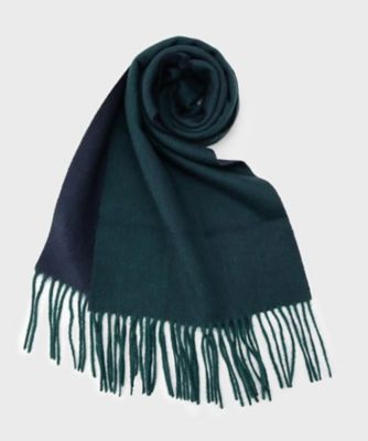 ラッピング巾着セット】カシミヤブレンド リバーシブルマフラー