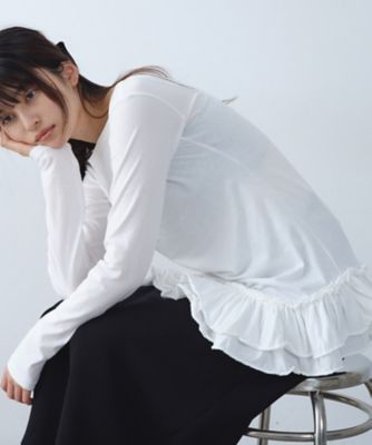 easy ruffled tee（2002553059） | CODE A