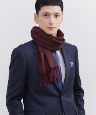 洗えるベビーカシミヤ】 ベビーカシミヤ無地マフラー