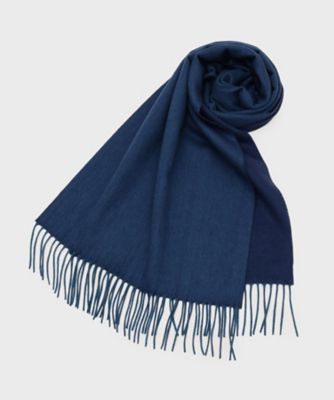 TAKEO KIKUCHI (Men)/タケオキクチ ベビーカシミヤ無地マフラー(2002553143) アオ598 ネックウォーマー【三越伊勢丹/公式】