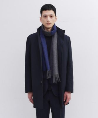 洗えるカシミヤ】 カシミヤ100 4面分割マフラー