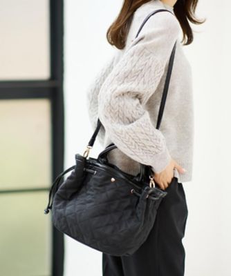 ＜Reflect (Women)＞【ショルダー付き／コーディネートのアクセントに◎】キルティングバッグ（２００２５５３１７８）