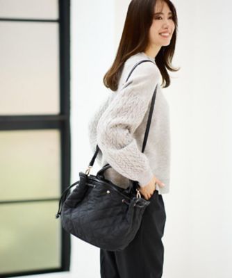 ショルダー付き／コーディネートのアクセントに◎】キルティング