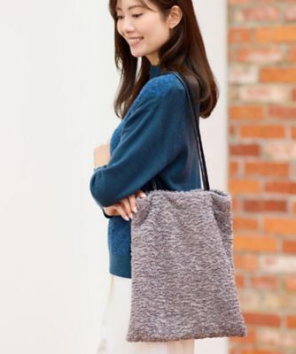 ＜Reflect (Women)＞【コーディネートのアクセントに◎】もこもこボアトートバッグ（２００２５５３４４９）