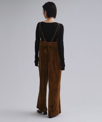 es】ベロアサロペット【洗濯機OK】（2002553640