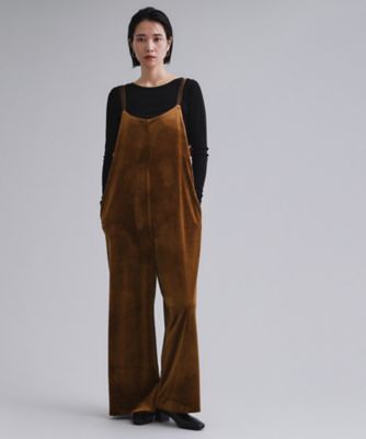 OPAQUE.CLIP (Women)/オペークドットクリップ ベロアサロペット(2002553640) チャ043 パンツ・ズボン【三越伊勢丹/公式】