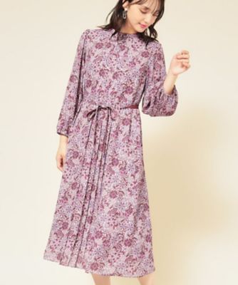 ANAYI モノトーンフラワー袖フリルワンピース　38 ANAYI モノトーンフラワー袖フリルワンピース 38 - メルカリ