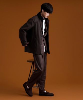 ホームスパンジャージイージーパンツ【セットアップ可／洗濯機OK