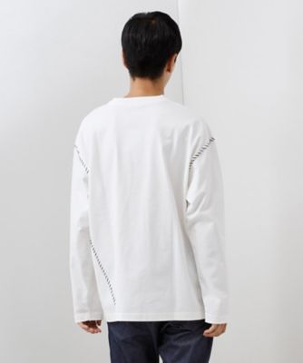 ハンドステッチ長袖Tシャツ 【洗濯機OK】（2002553660