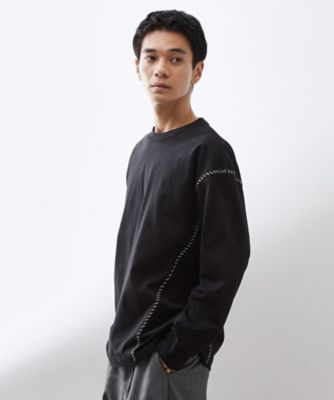 ハンドステッチ長袖Tシャツ 【洗濯機OK】（2002553660