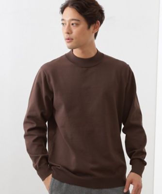 THE SHOP TK (Men)/ザ ショップ ティーケー【冬のビジネスシーンに最適】モックネックニット(2002553663) チャ044 トップス【三越伊勢丹/公式】