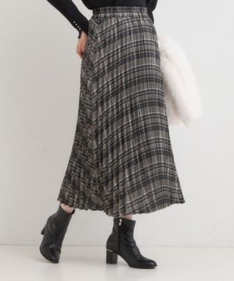 ＜SHOO LA RUE (Women)＞チェックプリーツスカート（２００２５５３９９０）