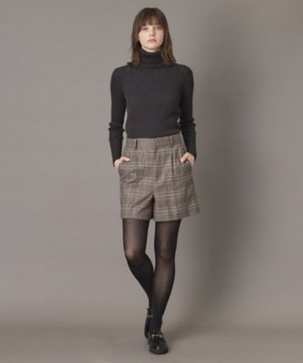 otonaMUSE 11月号掲載】グレンチェックショートパンツ
