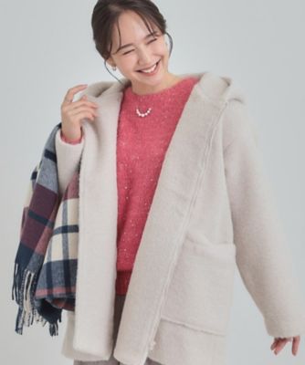 ＜SHOO LA RUE (Women)＞スライバーフーディーコート（２００２５５４４３８）