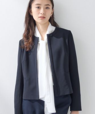 上品光沢／セレモニー／SETUP可能】切り替えデザインジャケット