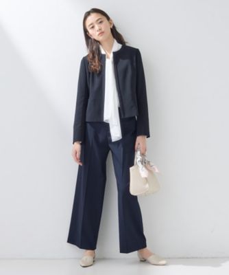 上品光沢／セレモニー／SETUP可能】切り替えデザインジャケット