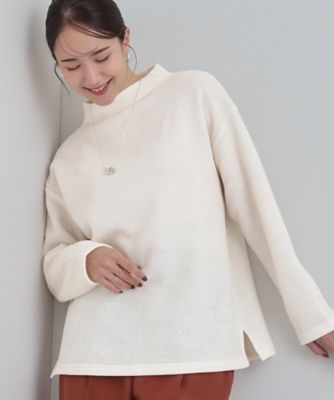 ＜SHOO LA RUE (Women)＞【あったか】モックネックニットソートップス（２００２５５４５９８）