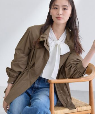 撥水／フード取外し可】凹凸素材ブルゾン（2002554599