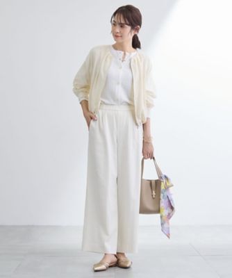 定価25000円バルーンフレア ブルゾン ISETAN 洗える／大人シアー】エアリー バルーンブルゾン