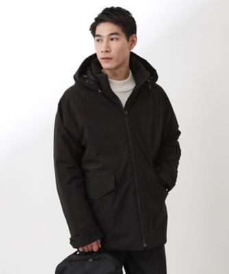 THE SHOP TK (Men)/ザ ショップ ティーケー SORONA/ソロナ 中綿2WAYブルゾン【防風/洗濯機OK/フード脱着可】(2002554801) クロ019 コート・ジャケット【三越伊勢丹/公式】