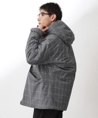 THE SHOP TK (Men)/ザ ショップ ティーケー SORONA/ソロナ 中綿2WAYブルゾン【防風/洗濯機OK/フード脱着可】(2002554801) グレー212 コート・ジャケット【三越伊勢丹/公式】