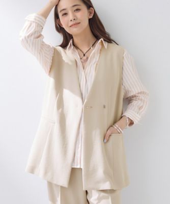 ベージュ系 レディースの大きいサイズ 13号～25号／2L～8L ジャケット