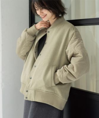 新品  リバーシブルキルティングテディジャケット160 Ambre Neige（アンブルネージュ） ブルゾン アウター reversible