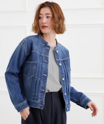 着心地軽やか、動きやすいストレッチデニムジャケット