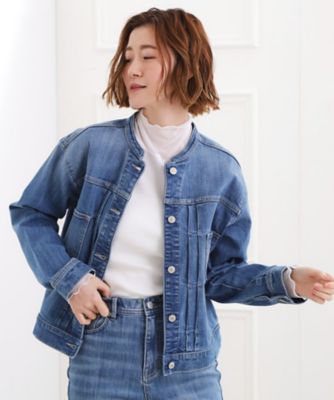 着心地軽やか、動きやすいストレッチデニムジャケット