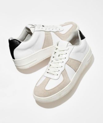 BOWLER HAT LABEL】レザースニーカー