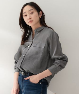 ＜UNTITLED (Women)＞【接触冷感／シアー／前開きボタン】ドライタッチシャツ（２００２５５５１７６）