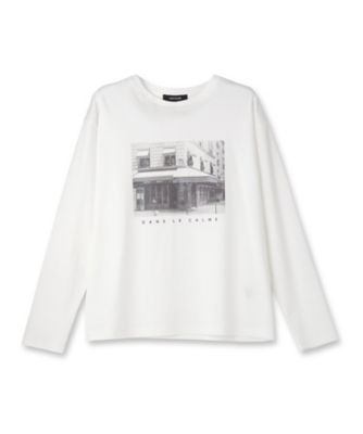 コットン100／洗える】フォトロングTシャツ（2002555453